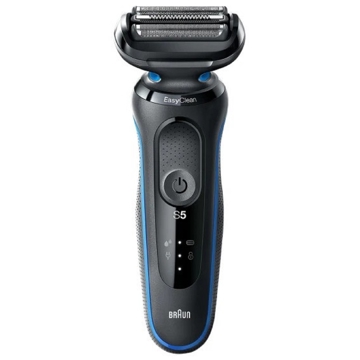 Braun 51-B1200s Series 5, Electric Shaver, Black/Blue