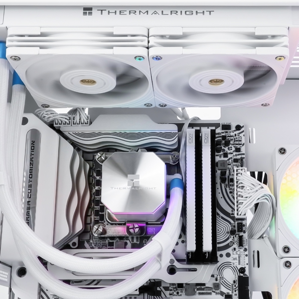 თხევადი გაგრილება Thermalright Frozen Edge 240 WHITE, 120mm, 2150RPM, Liquid Cooling, White