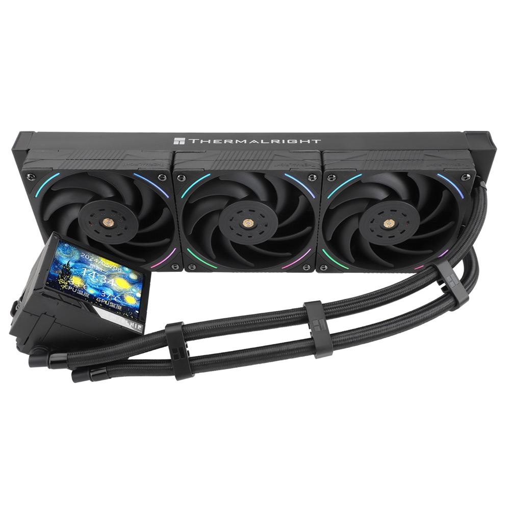 ThermalRight Mjolnir Vision 360 WHITE ARGB, 120mm, 2150Rpm, Liquid Cooling, Black