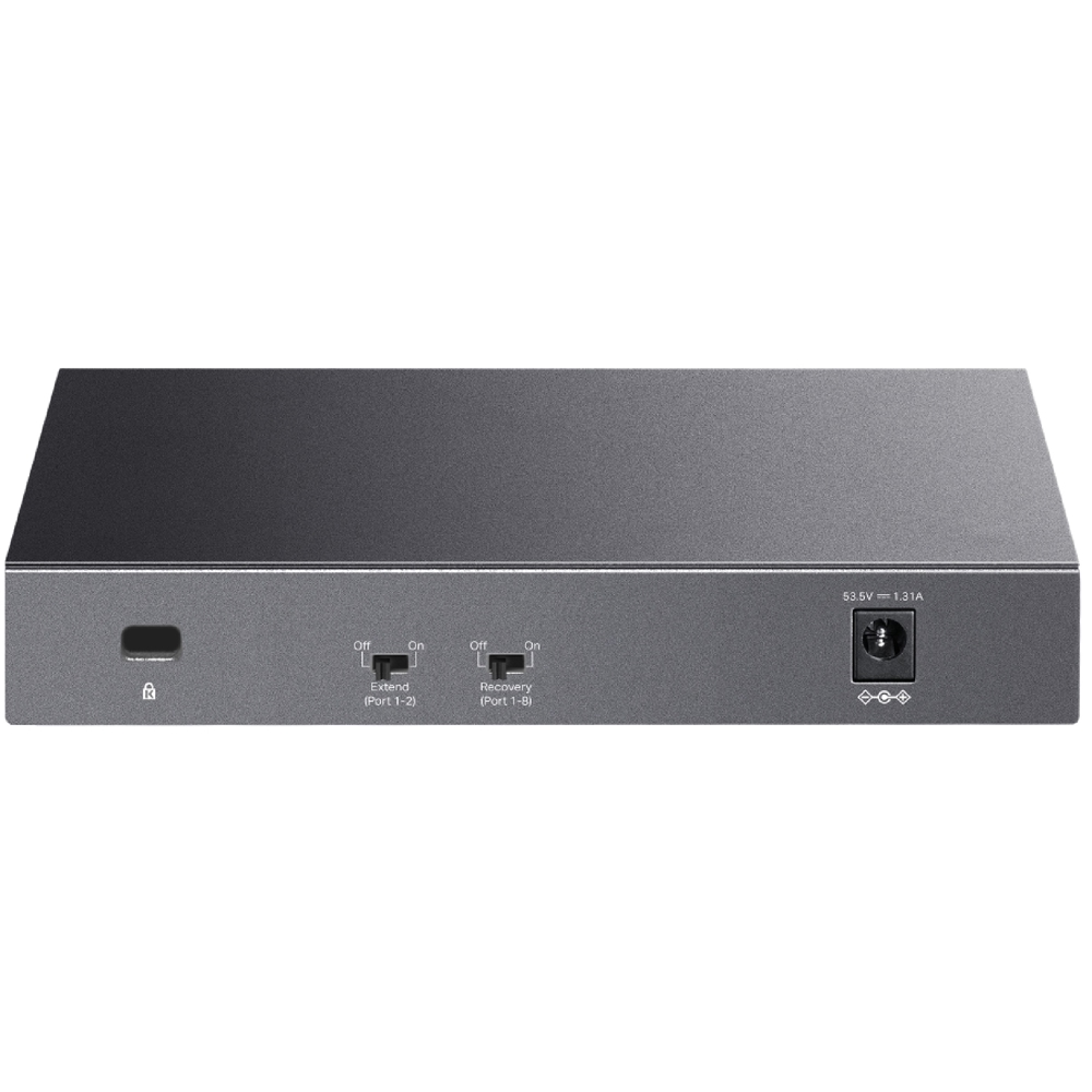 სვიჩი TP-Link LS108GP, 8-Port Gigabit, PoE+ Switch, Black