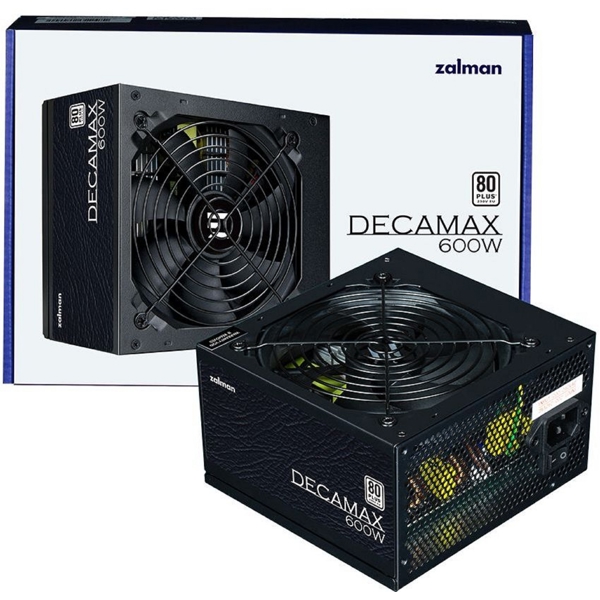 Zalman ZM600-LX3 TeraMax, 600W, 80 Plus, Power Supply, Black