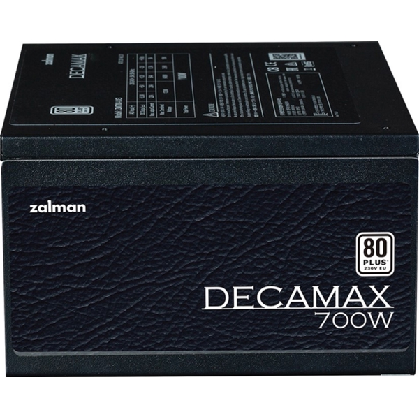 Zalman ZM700-LX3 Decamax, 700W, 80 Plus, Power Supply, Black