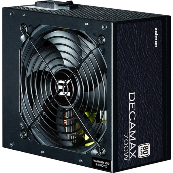 Zalman ZM700-LX3 Decamax, 700W, 80 Plus, Power Supply, Black