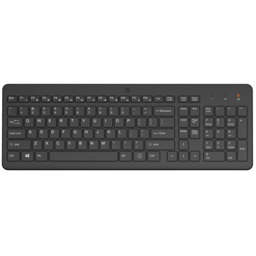 HP 805T2AA, Wireless, USB, Keyboard, Black