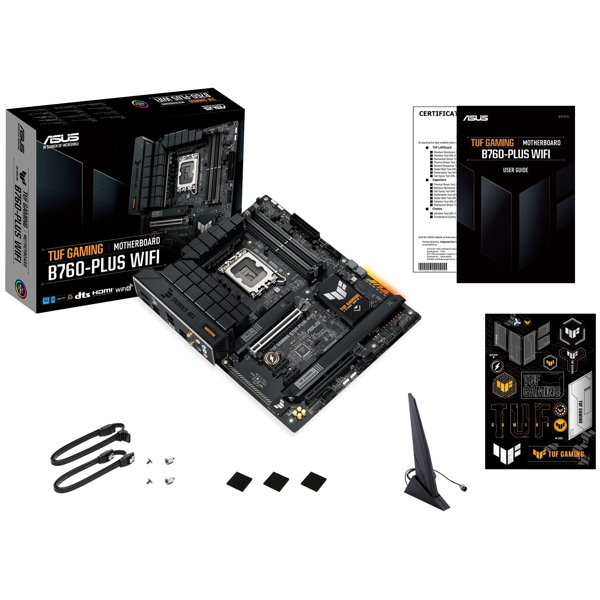 დედა დაფა Asus TUF 90MB1ER0-M1EAY0 B760-PLUS, LGA 1700, DDR5 DIMM, 192GB