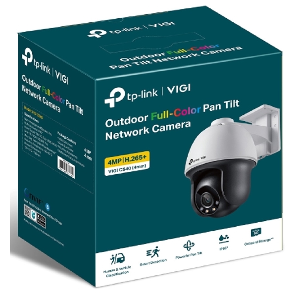 TP-Link VIGI C540(4mm), IP Video Camera, 4MP, White