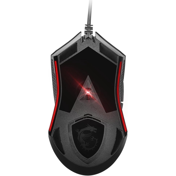 მაუსი MSI S12-0401800-CLA Clutch GM08, Wired, USB, Gaming Mouse, Black