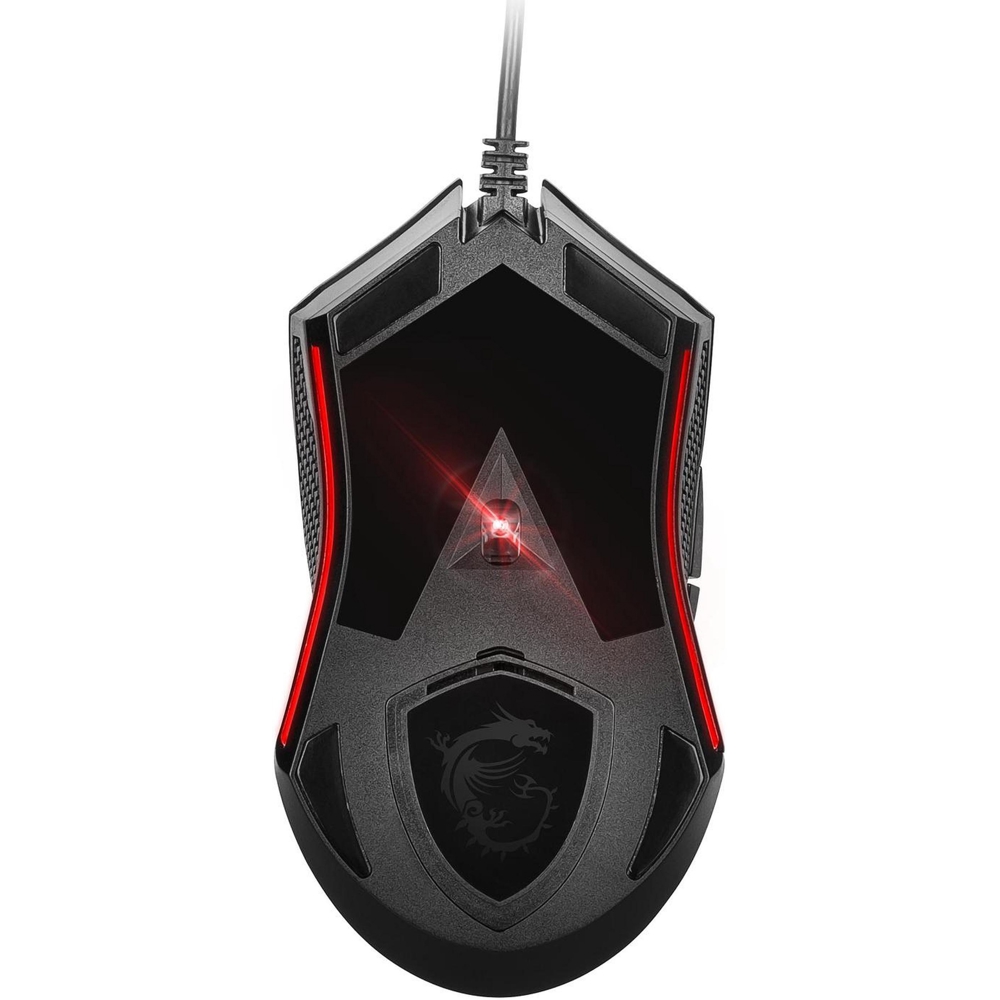 მაუსი MSI S12-0401800-CLA Clutch GM08, Wired, USB, Gaming Mouse, Black