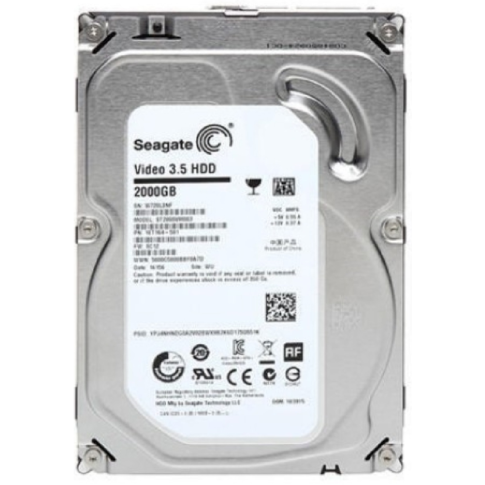 მყარი დისკი Seagate ST2000VM005 SkyHawk, 2TB, 3.5", Internal Hard Drive