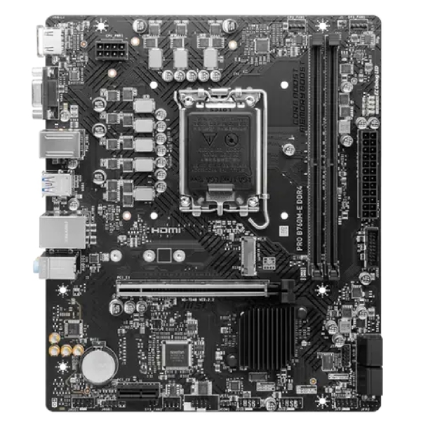 MSI 911-7D48-045 PRO B760M-E, LGA1700, DDR4, 64GB