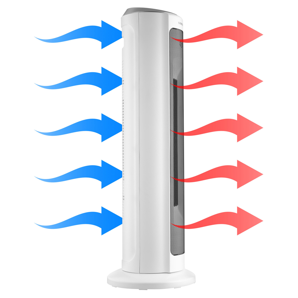 ელექტრო გამათბობელი Sencor SFH 8994WH, 2200W, 24m², Electric Heater, White