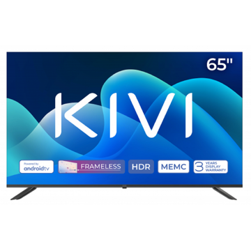 Kivi 65U730QB, 65", 4K UHD, Smart TV, Android TV, USB, HDMI, LAN, BT, WIFI, Black