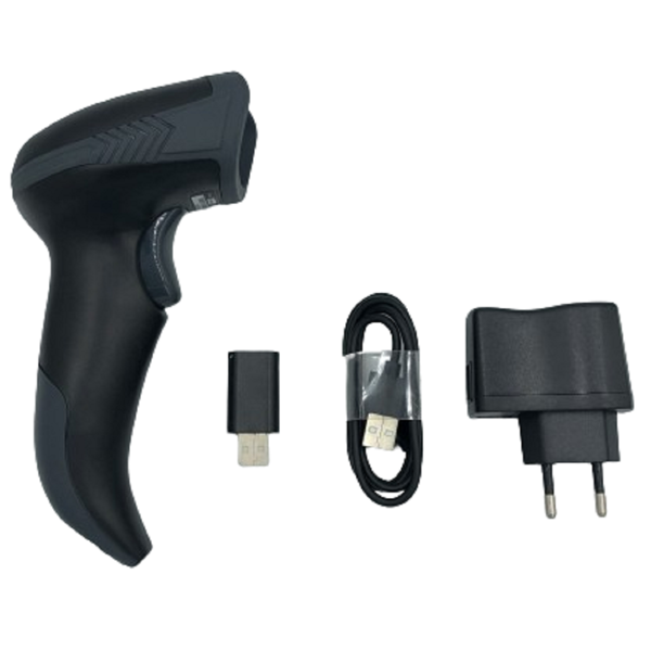 Posfix 3021RB, USB-COM, PS2, RS232, Barcode Scanner And QR Code Reader, Black