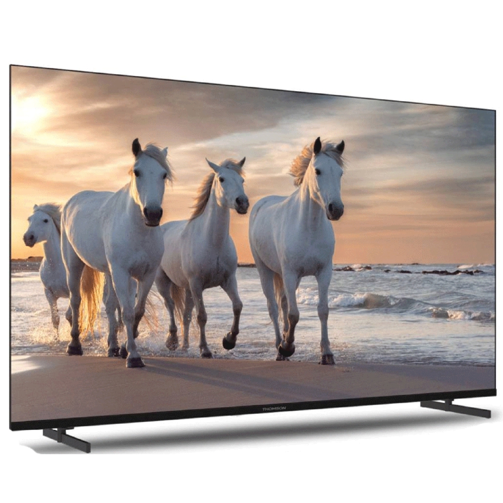 ტელევიზორი Thomson LD50UDS-F1W, 50", 4K UHD, USB, HDMI, RJ45, VGA, BT, WIFI, Black