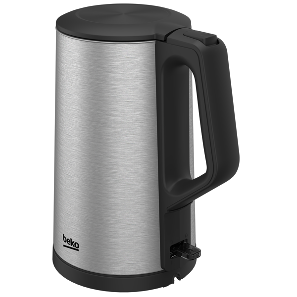 Beko WKM 7322 I, 2200W, 1.7L, Electric Kettle, Silver