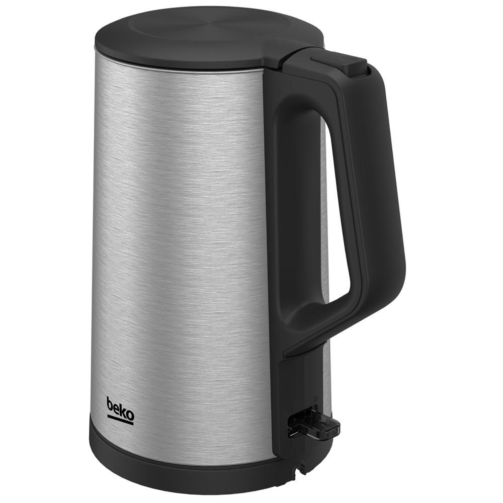 ელექტრო ჩაიდანი Beko WKM 7322 I, 2200W, 1.7L, Electric Kettle, Silver