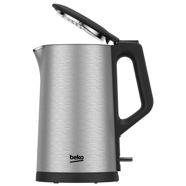 Beko WKM 7322 I, 2200W, 1.7L, Electric Kettle, Silver