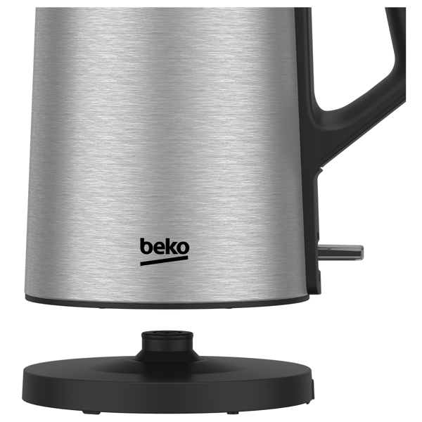 Beko WKM 7322 I, 2200W, 1.7L, Electric Kettle, Silver