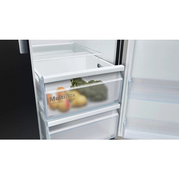 მაცივარი Bosch KAD93VBFP, 562L, F, No Frost, Refrigerator, Black