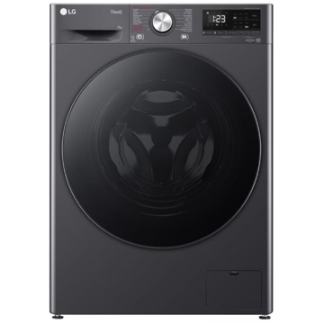 LG F2V5HYLYJ.AMBPMER, 7Kg, 1200Rpm, Washing Machine, Black