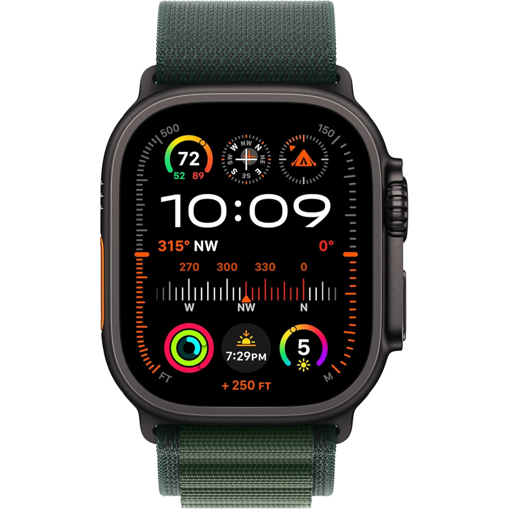 სმარტ საათი Apple MX4R3RB/A Watch Ultra 2, 1.92", IP6X Waterproof, Bluetooth, Wi-Fi, Smart Watch, Green