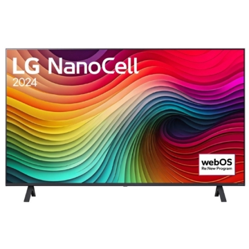 LG 43NANO80T6A.AMCN NanoCell, 43", 4K UHD, HDMI, BT, WIFI, Black