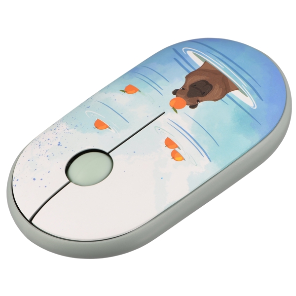 2E 2E-MF300WCAPIBARAGN TANGERINE, Wireless, Bluetooth, USB, Mouse, Green