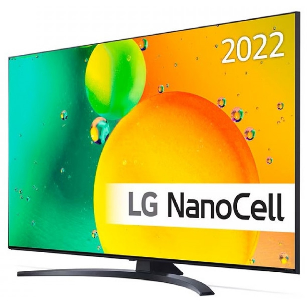 ტელევიზორი LG 55NANO766QA.AMCE NanoCell, 55", 4K UHD, USB, HDMI, BT, Black