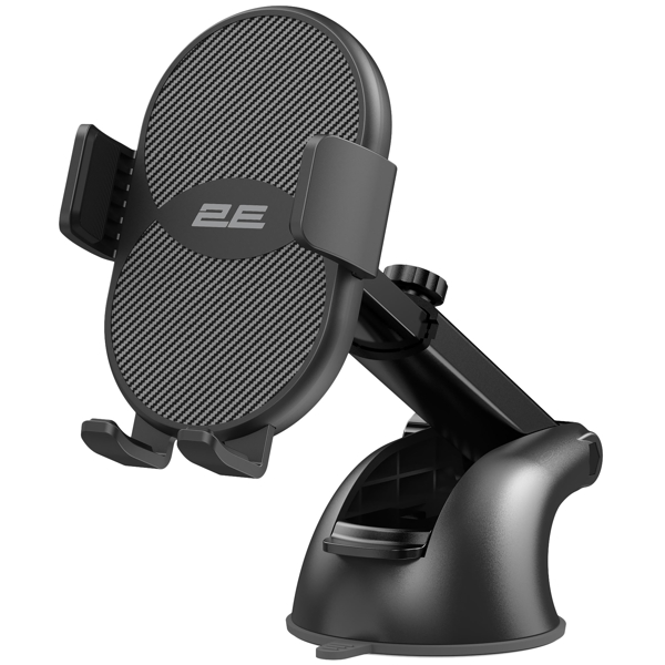 მობილურის დამჭერი 2E 2E-WCQ01-12, Phone Holder, Black