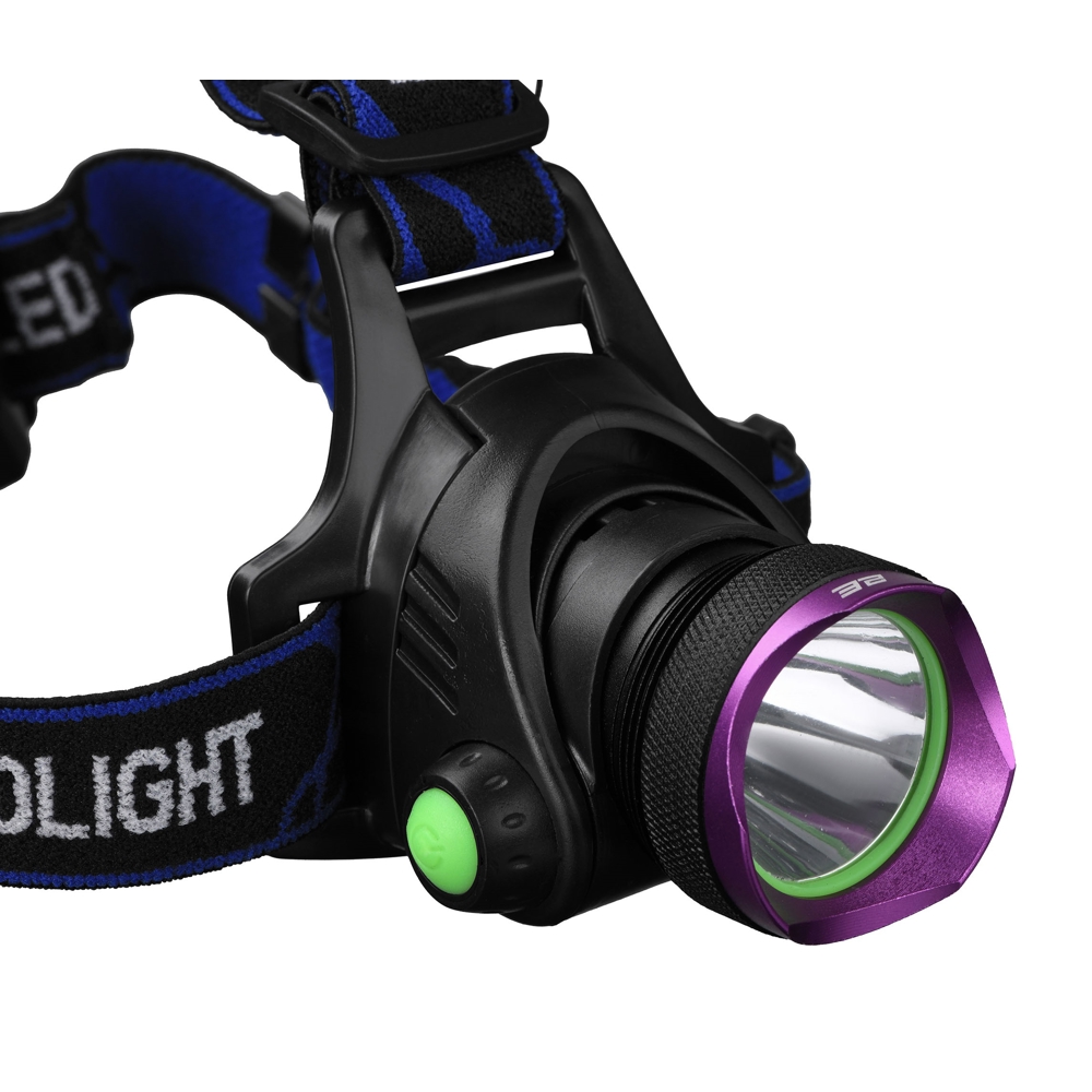 2E 2E-HLBL1818T6, 5W, Rechargeable Headlight, Black