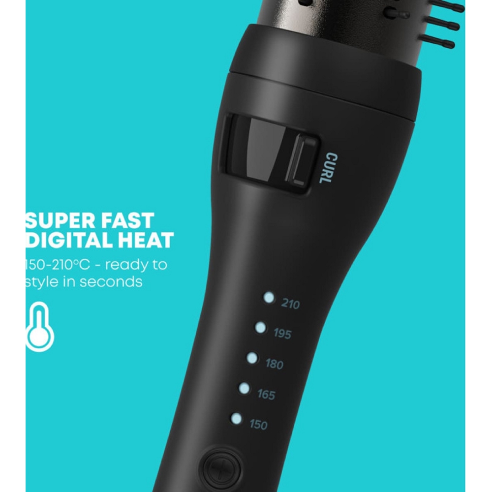 თმის სტაილერი Revamp BR-1500-EU, Hair Styler, Black