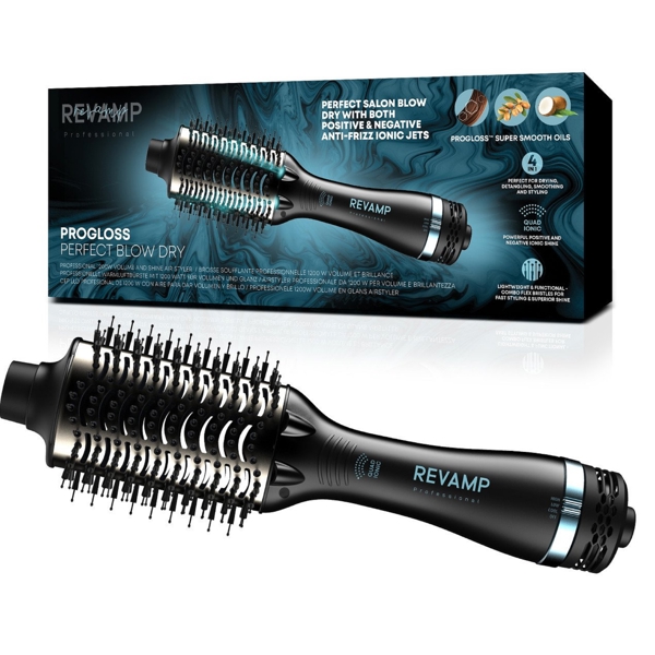 Revamp DR-2000A-EU, 1200W, Hair Styler, Black	