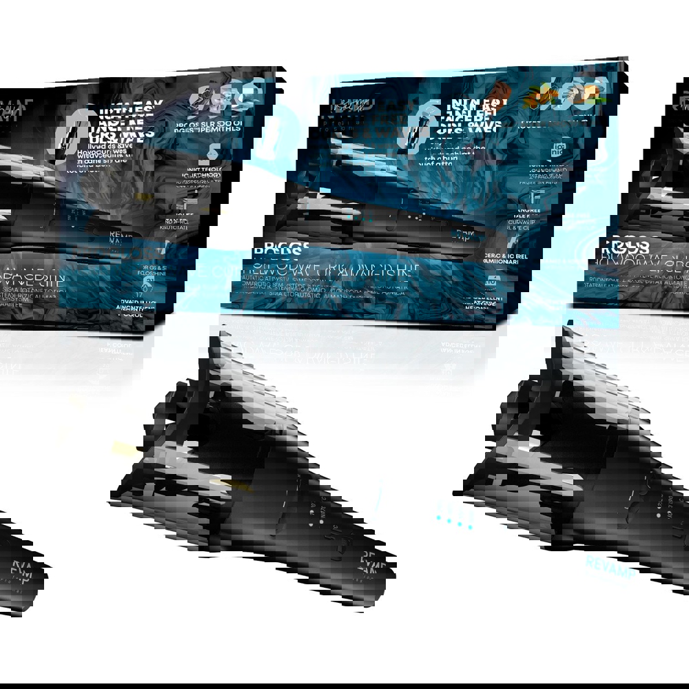 თმის სახვევი Revamp CL-2250-EU Hollywood Wave, Hair Curling Iron, Black