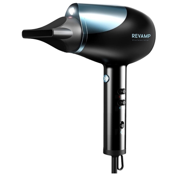 Revamp DR-6000-EU Progloss Hydro Shield X Shine, 1800W, Hair Dryer, Black