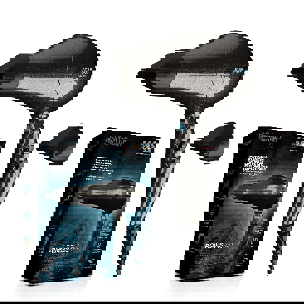 Revamp DR-3950-EU Progloss Featherlite Ultra X Shine, 2300W, Hair Dryer, Black