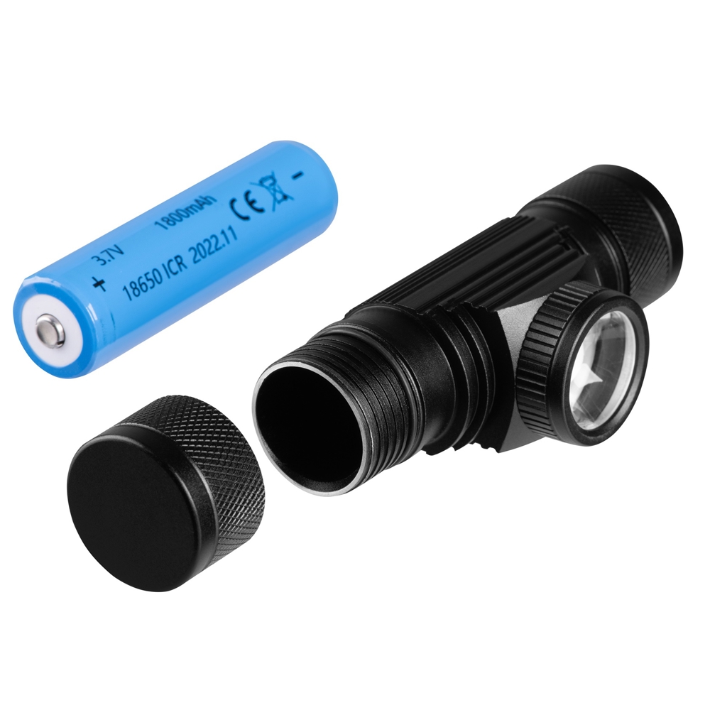 ფარანი 2E 2E-HLBL1818, 5W, Rechargeable Headlight, Black