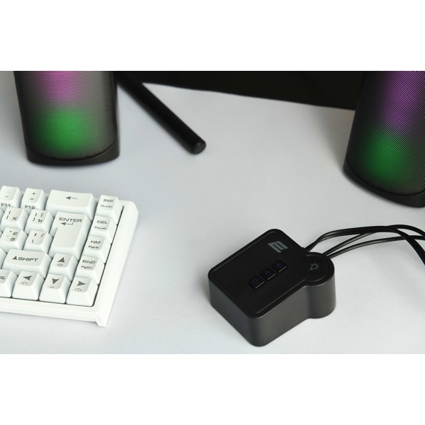 დინამიკი 2E 2E-PCS231BK RGB Matrix, 10W, 3.5mm Jack, USB, Bluetooth, Black