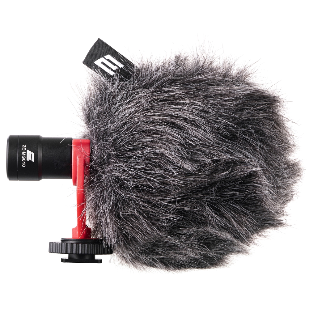 მიკროფონი 2E 2E-MG010 Shoutgun, 3.5mm, Microphone, Black