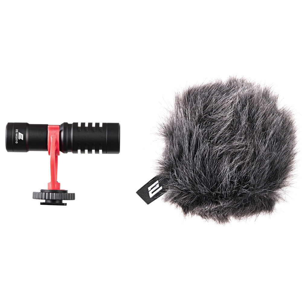 2E 2E-MG010 Shoutgun, 3.5mm, Microphone, Black