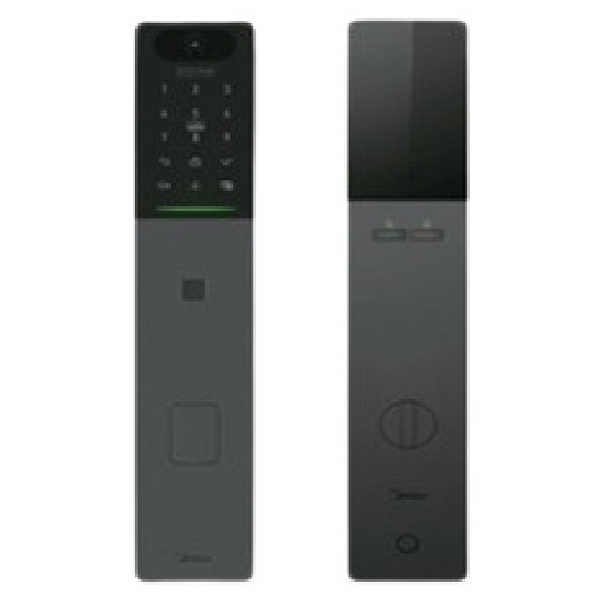 კარის ჭკვიანი საკეტი Midea BD520-F, Smart Door Lock, Black/Grey