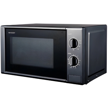 მიკროტალღური ღუმელი Sharp R-20GB-BK2, 700W, 20L, Microwave Oven, Black