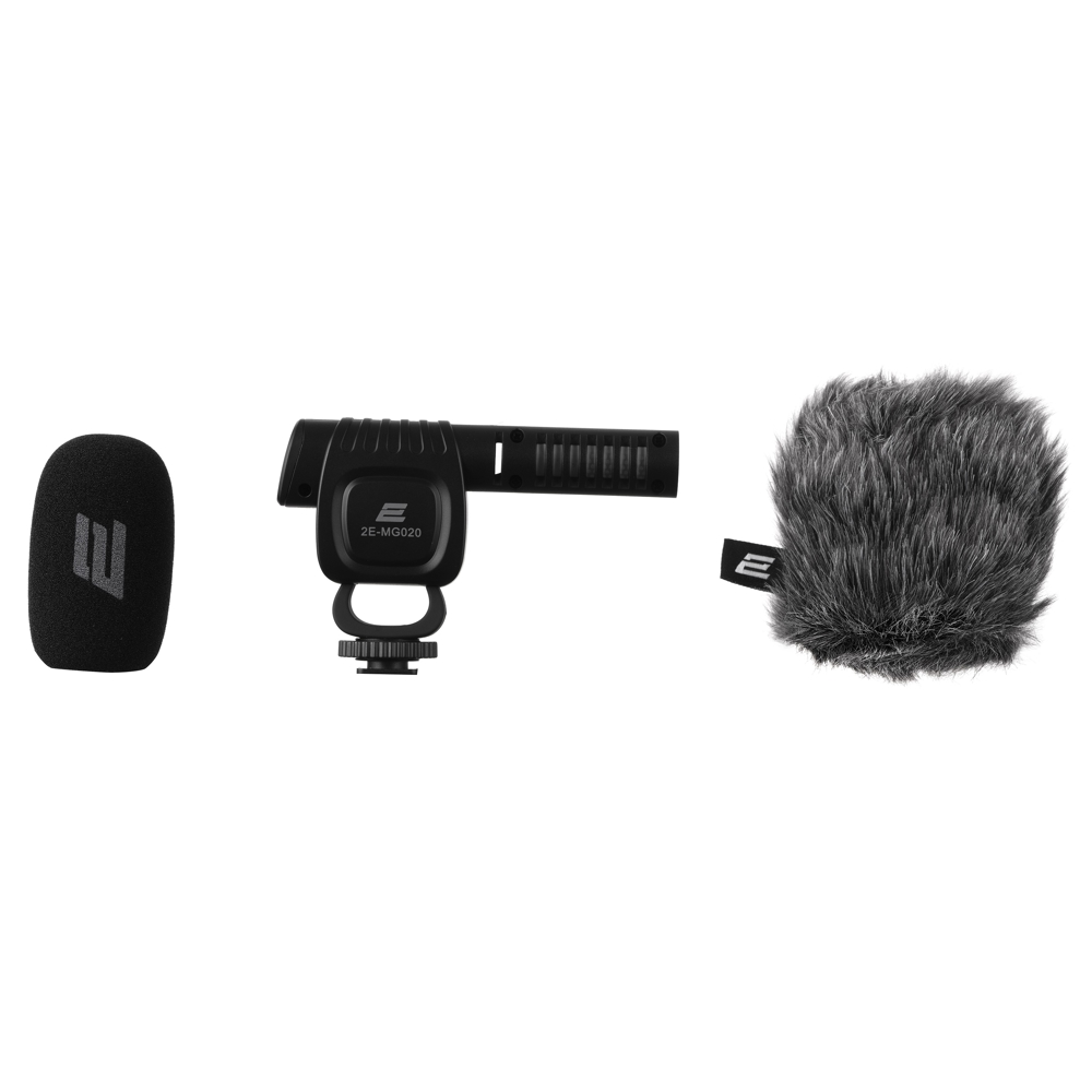 2E 2E-MG020 Shoutgun Pro, 3.5mm jack, Microphone, Black