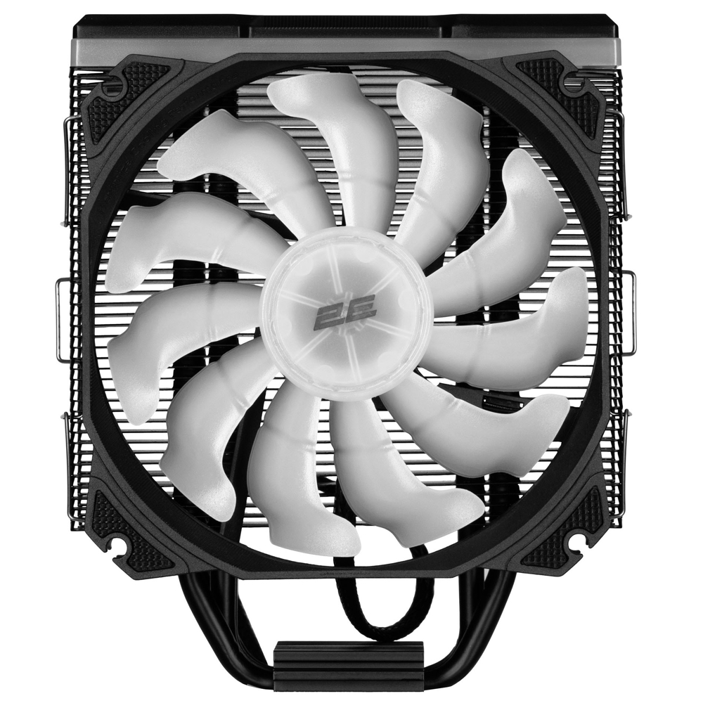 2E 2E-AC120D4TC-ARGB, 120mm, 1700RPM, Cooler, Black