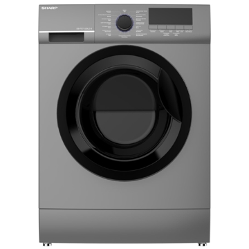 სარეცხი მანქანა Sharp ES-FE712DLZ-S, 7Kg, 1200Rpm, Washing Machine, Grey