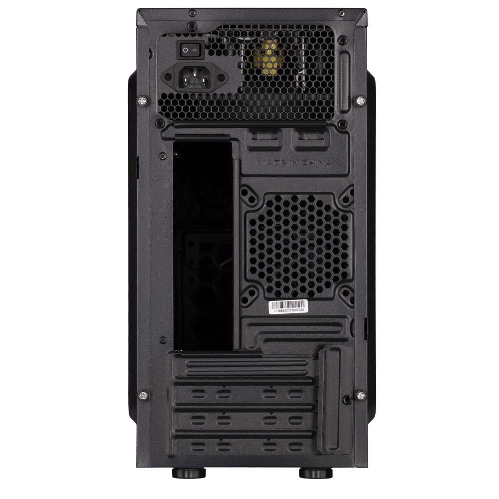 ქეისი 2E 2E-RD863-400 Basis, Computer Case, MiniT, Micro ATX, Mini ITX, 2xUSB 2.0, Black