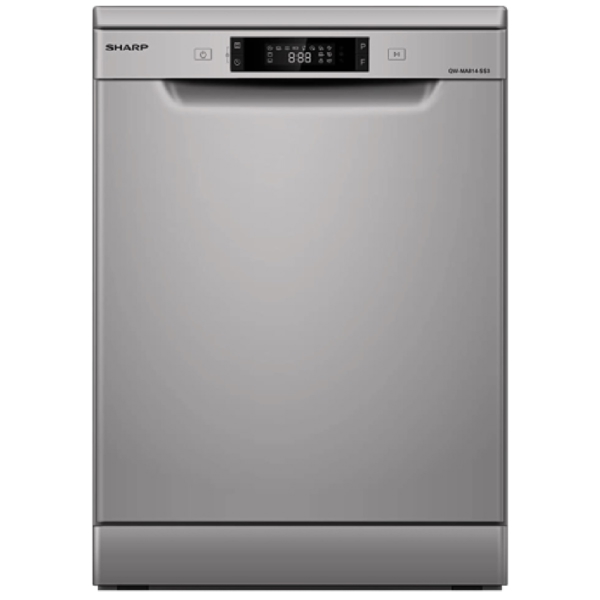 Sharp QW-MA814-SS2, A++, Dishwasher, Silver