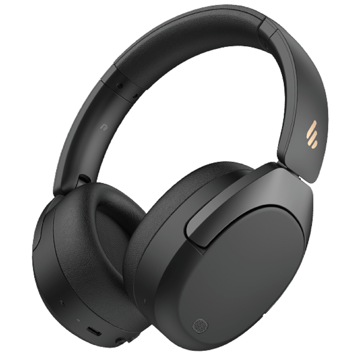 Edifier W830NB, Active Noise Cancelling Headphones, Wireless, Bluetooth, Black