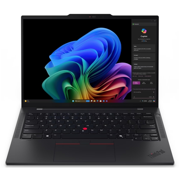 ნოუთბუქი Lenovo 21N1000ART ThinkPad T14s, 14", Snapdragon X Elite X1E-78-100, 32GB, 1TB SSD, Integrated, W11P, Black