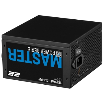 კვების ბლოკი 2E 2E-MP650-120APFC MASTER, 650W, 80 Plus, Power Supply, Black