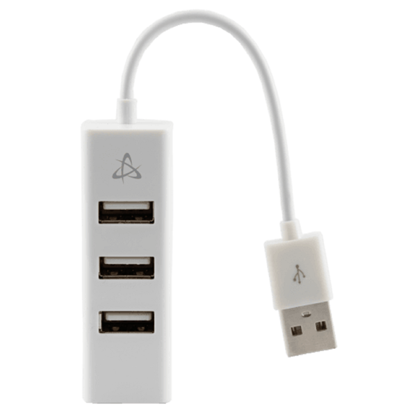 Sbox H-204 WHITE, USB, Hub, White